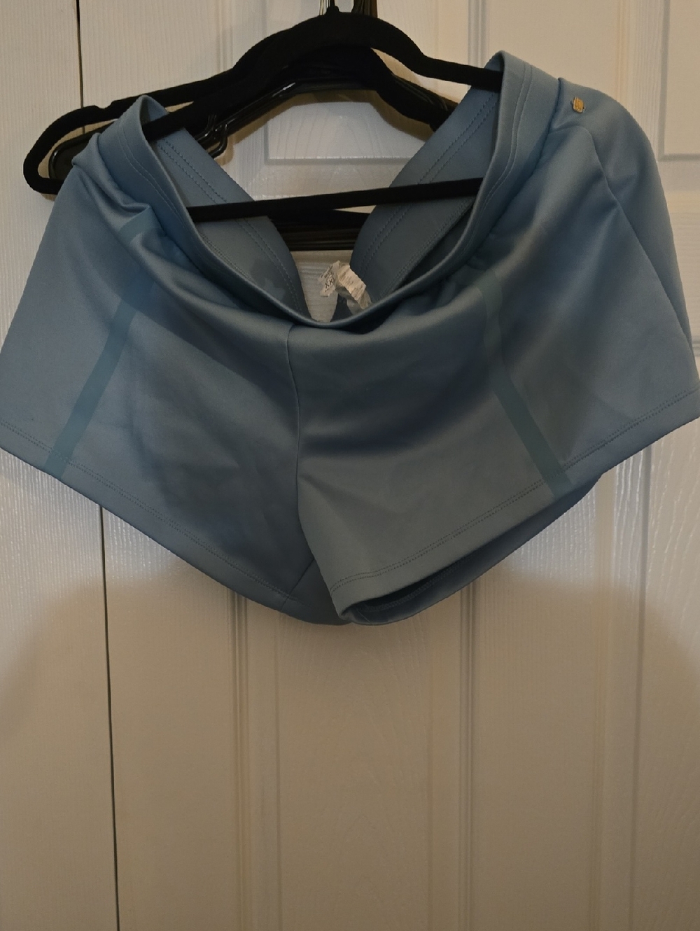 Light Blue Athletic Shorts - Workout Shorts